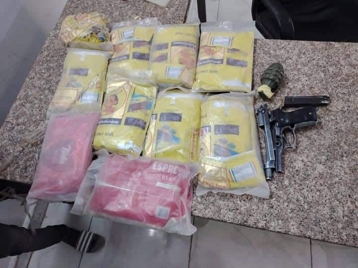 جانب من المضبوطات