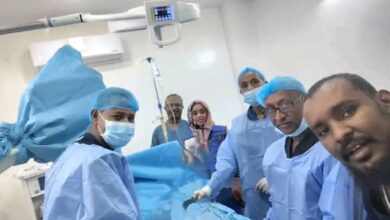 فريق طبي في عطبرة