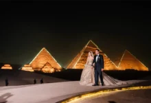 زفاف أسطوري أمام الأهرامات: ملياردير هندي يتزوج عارضة أزياء في حفل مبهر