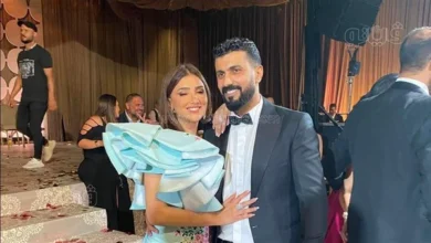 محمد سامي ومي عمر نجما حفل زفاف شقيقته ريم