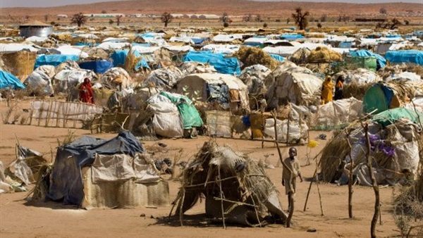 معسكر للنازحين في دارفور