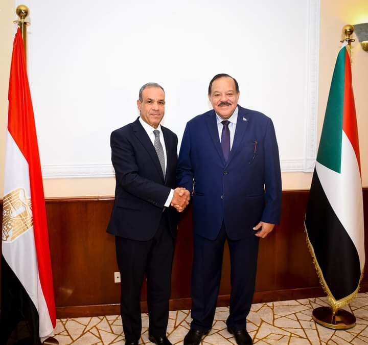 وزيرا الخارجية السوداني والمصري