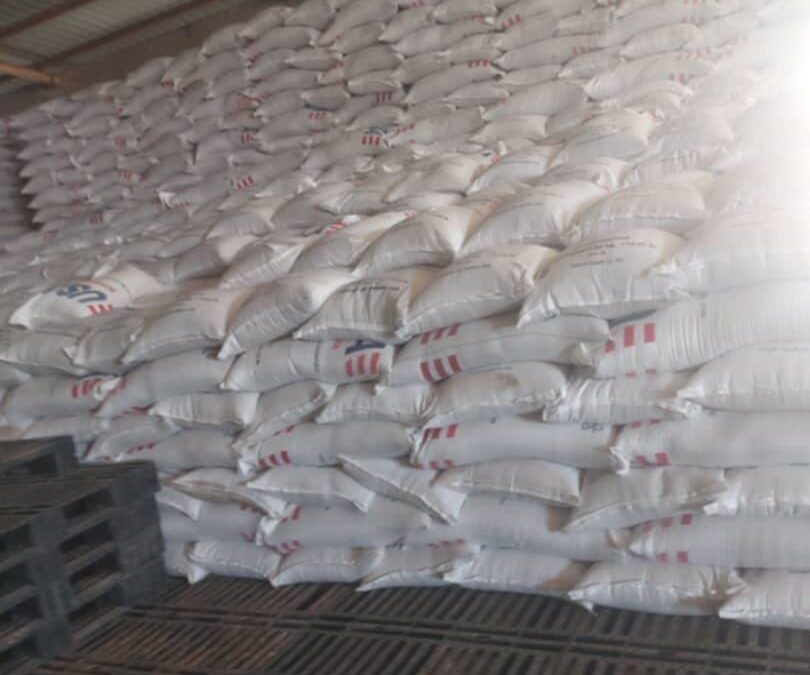 تكدس المساعدات الغذائية في النيل الأبيض