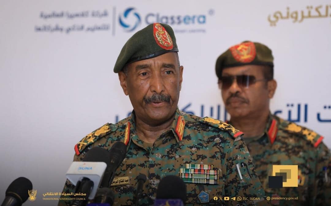 رئيس مجلس السيادة عبد الفتاح البرهان