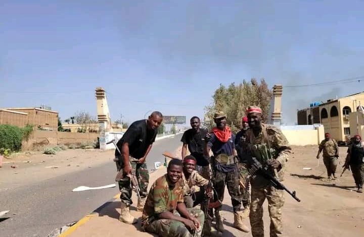 الجيش السوداني في كبري الحرية وتحرير موقف شروني