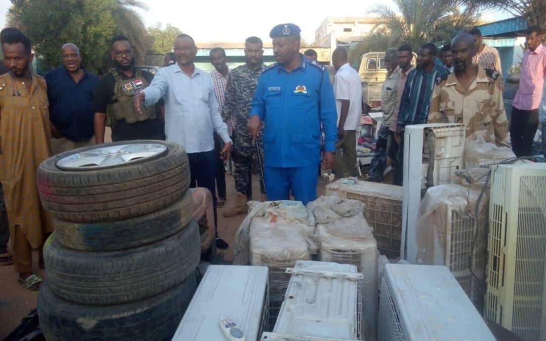 الشرطة الأمنية تضبط كميات من المسروقات داخل منزل بحلة كوكو