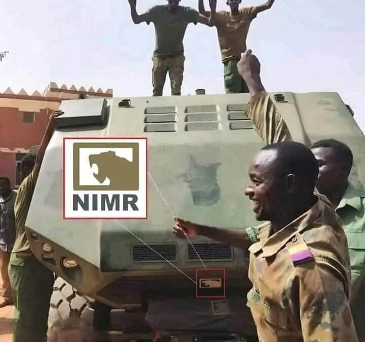 مدرعات نمر عجبان في قبضة الجيش السوداني