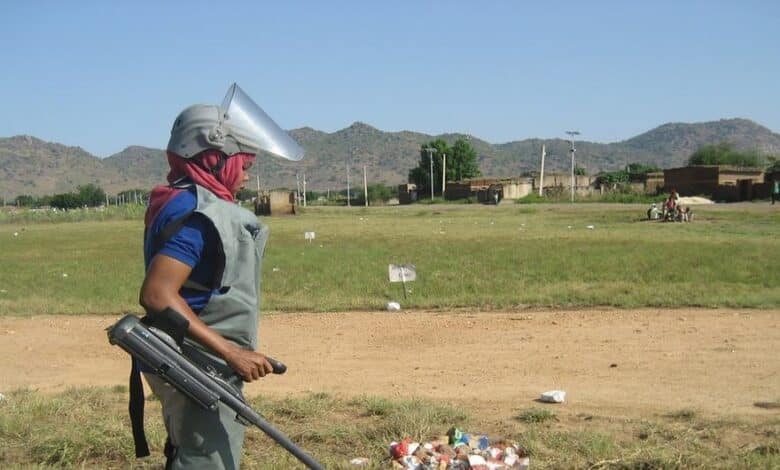 إزالة الألغام في السودان