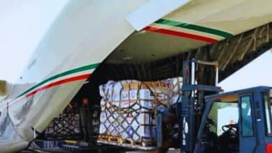 طائرة مساعدات كويتية