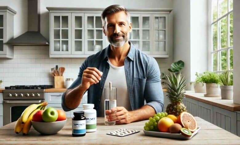 أفضل فيتامينات للرجال بعد الأربعين