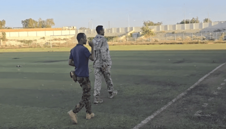 قائد لواء البراء بن مالك يوجه رسالة للمنتخب السوداني من داخل استاد الخرطوم