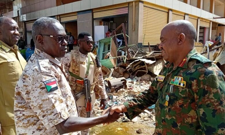 والي الخرطوم يتفقد حارات أمبدة الغربية