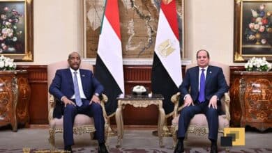 جلسة مباحثات مشتركة بين البرهان والسيسي