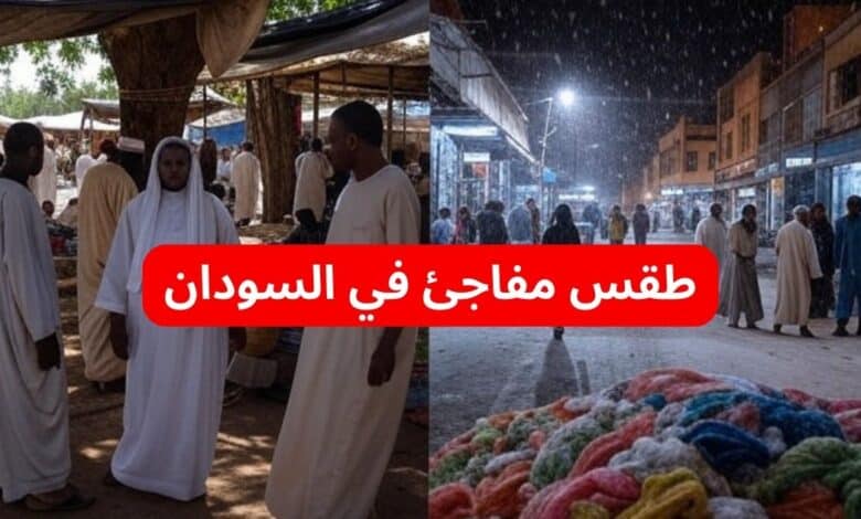 طقس مفاجئ في السودان