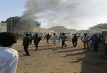 منطقة نقيعة بمحلية ياسين في ولاية شرق دارفور، اليوم، احتجاجات غاضبة وعنيفة ضد مليشيا الدعم السريع