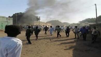 منطقة نقيعة بمحلية ياسين في ولاية شرق دارفور، اليوم، احتجاجات غاضبة وعنيفة ضد مليشيا الدعم السريع