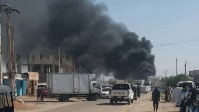 مسيرة استراتيجية تستهدف مستودع وقود في مدينة عطبرة