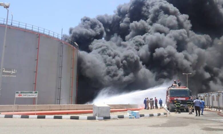 مستودعات الوقود في بورتسودان