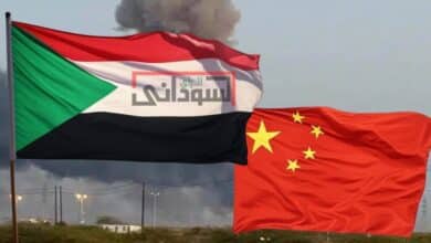 علم الصين والسودان