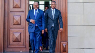 وصل وفد سوداني رفيع المستوى الأربعاء  إلى العاصمة الصومالية مقديشو، برئاسة الفريق أول مفضل مدير جهاز المخابرات العامة، والفريق ركن محمد علي صبير رئيس هيئة الاستخبارات العسكرية