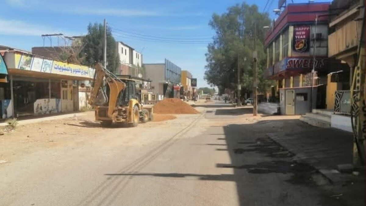 صيانة الصرف الصحي بالخرطوم - صورة ارشيفية