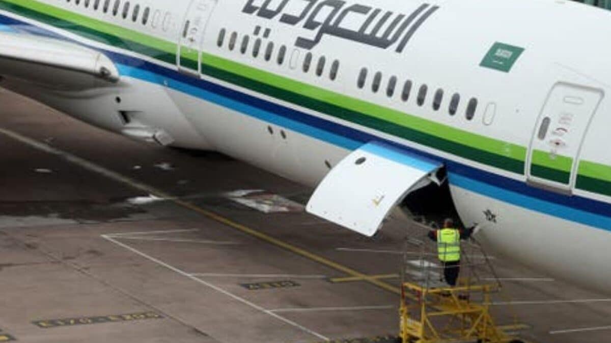 طائرة الخطوط الجوية السعودية - صورة ارشيفية