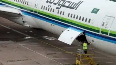 طائرة الخطوط الجوية السعودية - صورة ارشيفية
