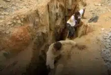 انهيار بئر للتعدين التقليدي