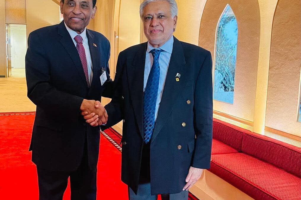 التقى رئيس الوزراء السوداني الدكتور كامل الطيب إدريس الأحد بنائب رئيس الوزراء ووزير خارجية باكستان إسحاق دار، وذلك على هامش انعقاد الدورة الثمانين للجمعية العامة للأمم المتحدة.